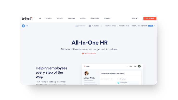 Trinet Zenefits