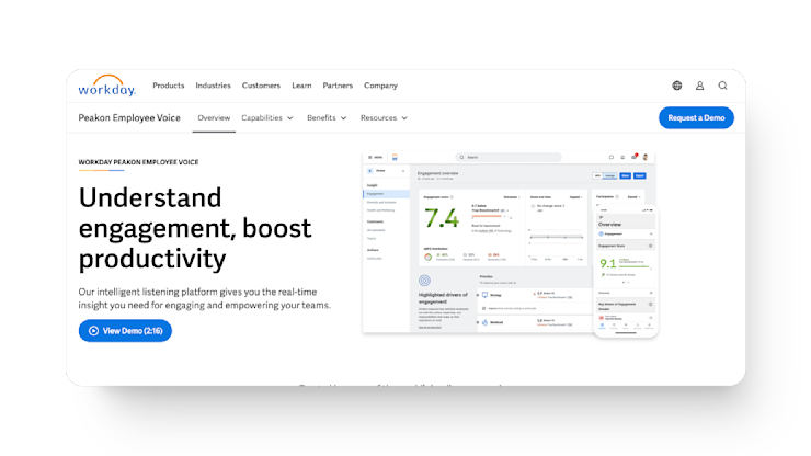 Workday Peakon Employee Voice