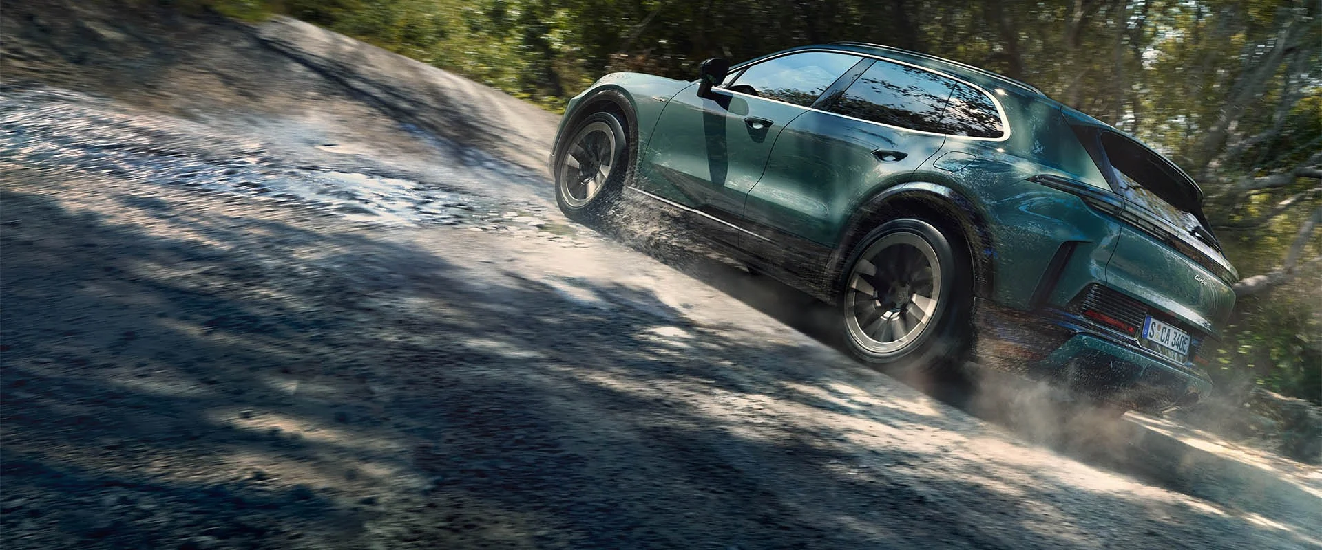 Täyssähköinen Porsche Cayenne  