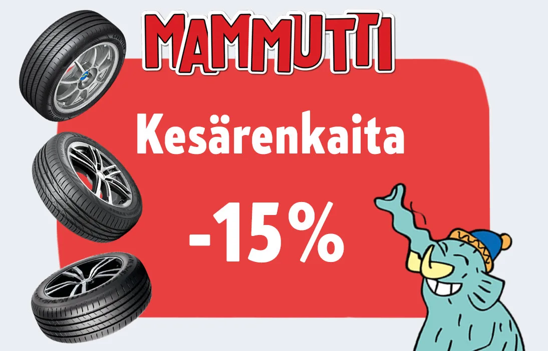 Mammutti rengasnostot etusivupohja 2026