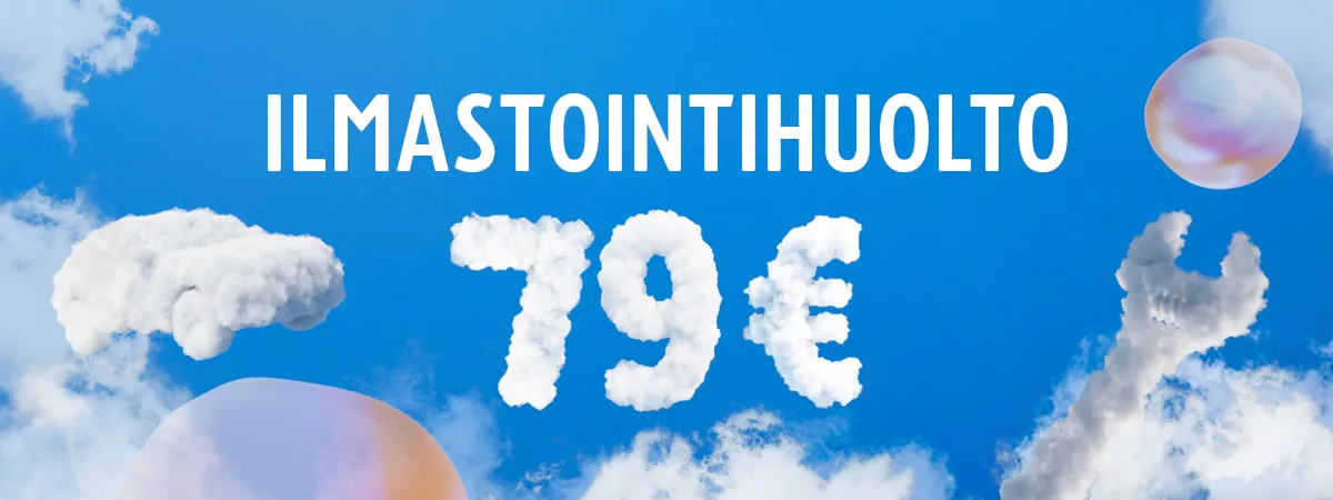 Unelmien ilmastointihuolto 1200x450 pilvillä