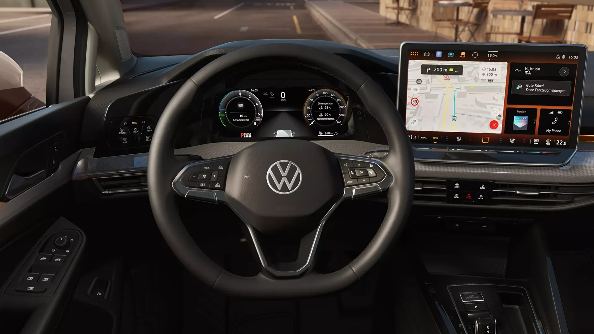 Uusi Volkswagen Golf - ohjaamo