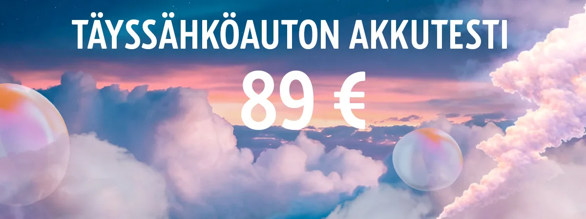 Unelmien huolto - täyssähköauton akkutesti 89 €