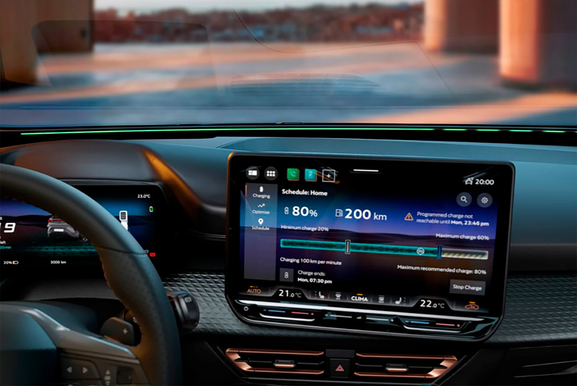 CUPRA Born – sisätilat