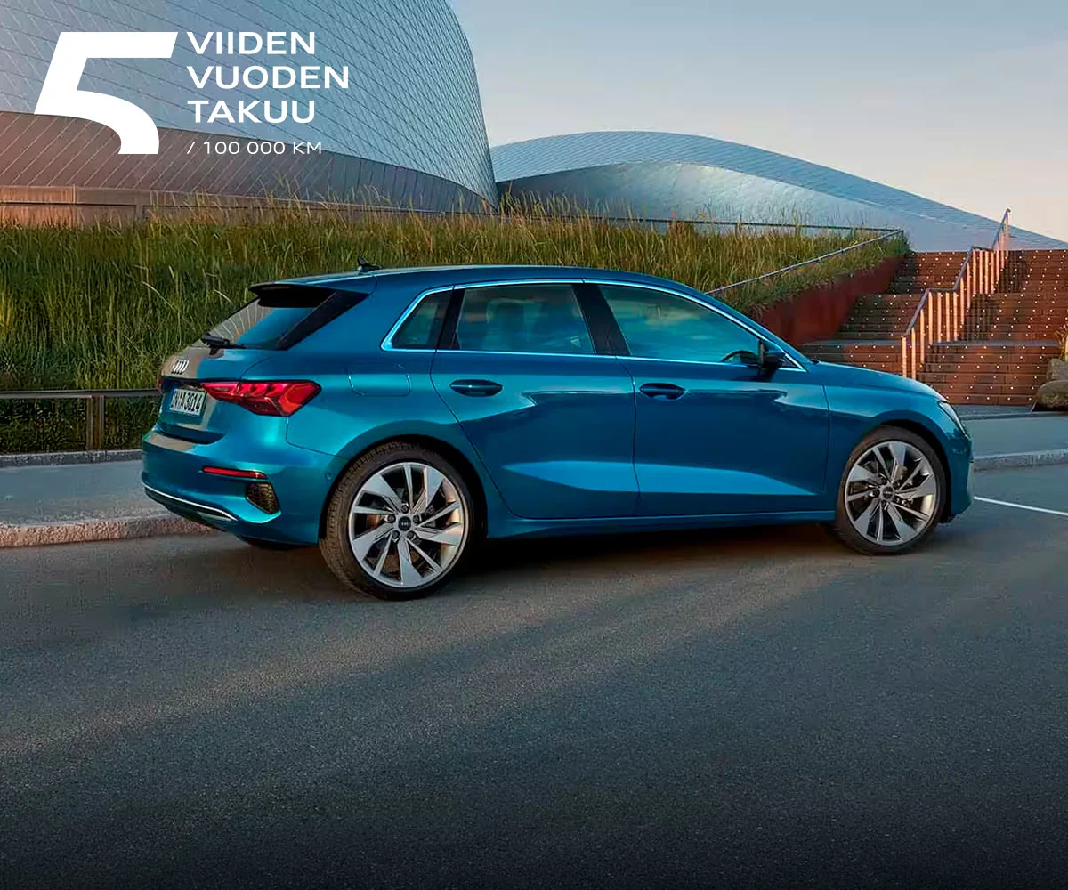 Audi A3 Sportback TFSI e Erä nopean toimituksen malleja esim. 429 €/kk  