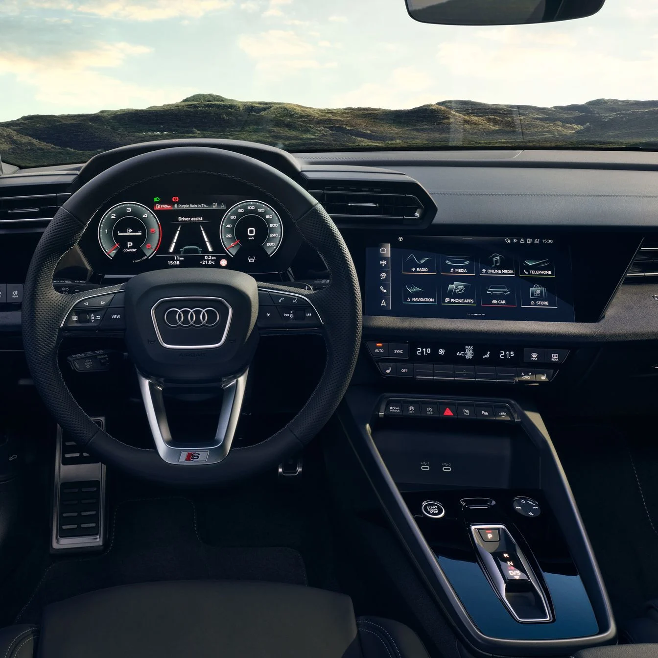 Audi A3 allstreet ohjaamo