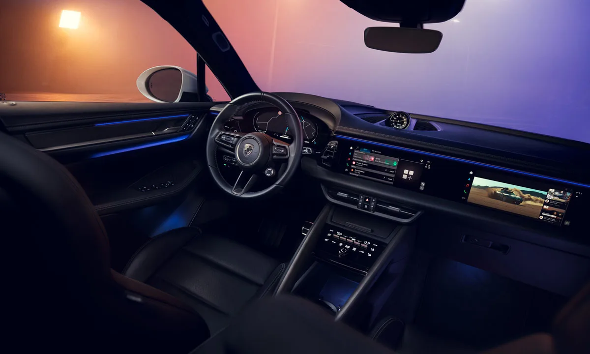 Porsche Macan sisältä