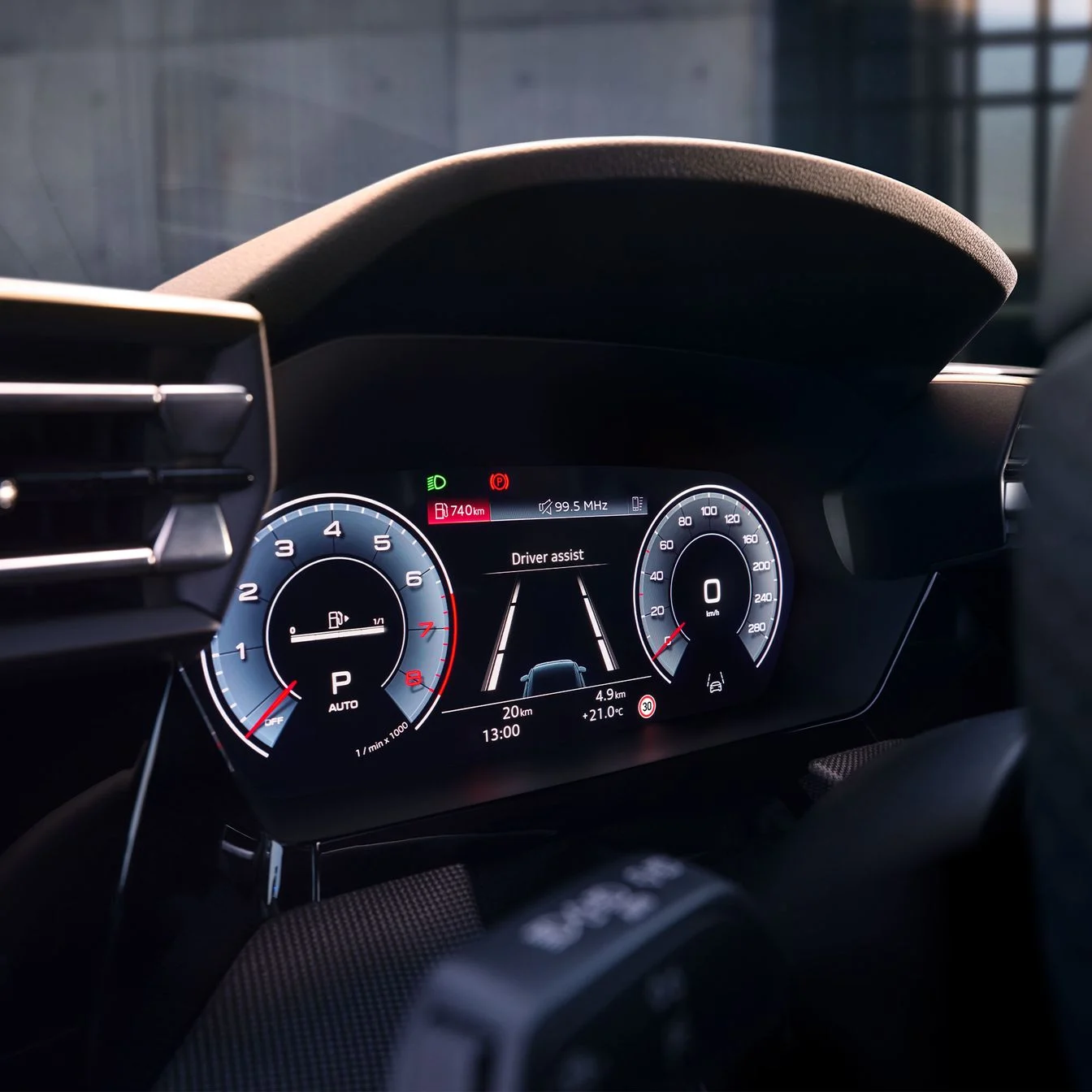 Audi A3 Sportback mittaristo