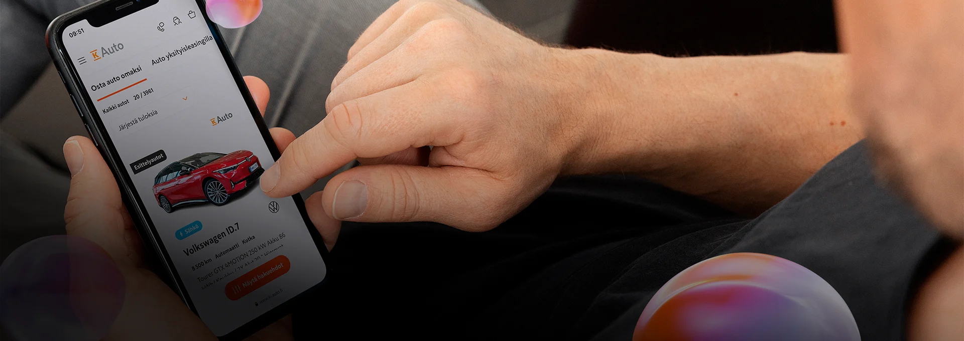 Myy meille autosi Kun me ostamme autosi, kaupankäynti on sujuvaa, nopeaa ja avointa