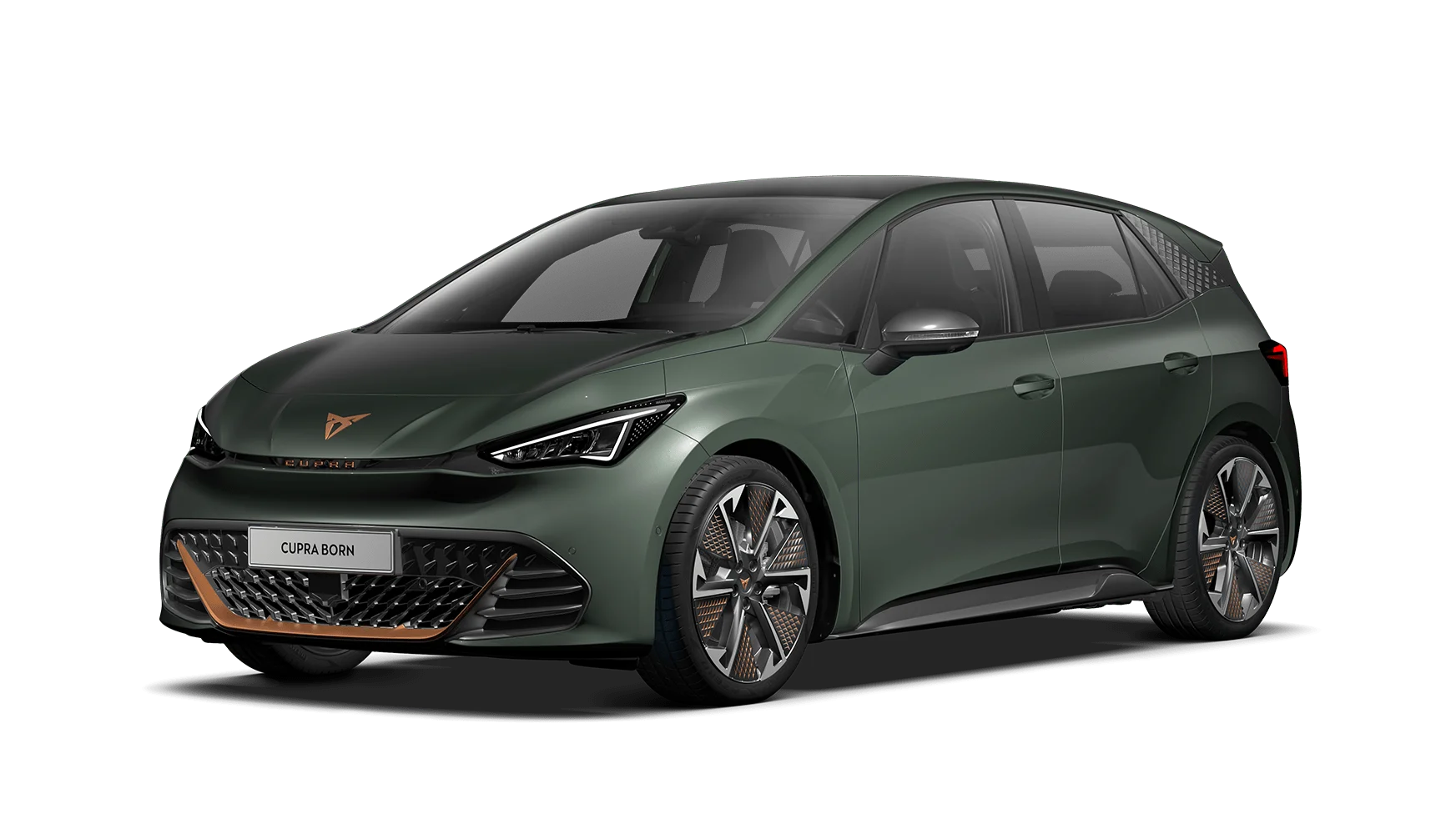 new-cupra-born-vz-dark-forest-green-car