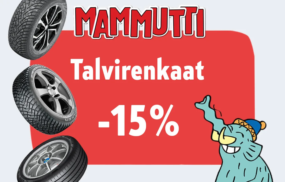Mammutti nostot talvirenkaat 2026