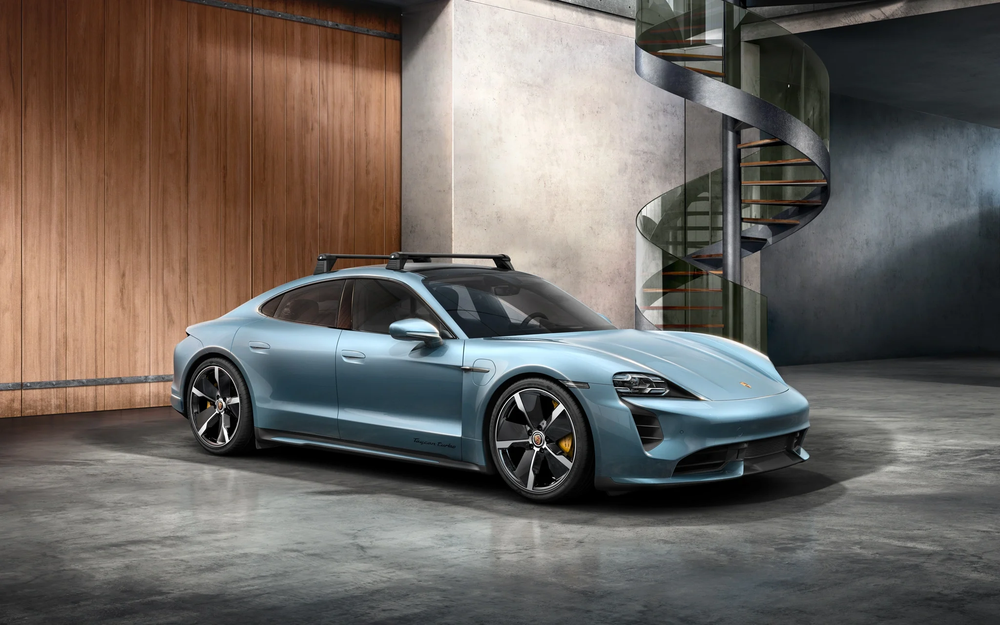 kattotelineet-autoon-porsche-taycan-taakkateline