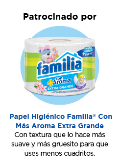 Papel Higiénico con Más Aroma Extra Grande - Familia®