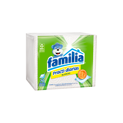 Toallas de Cocina Familia Practi-diarias X 50 Hojas: 60419 Cuidate en  familia