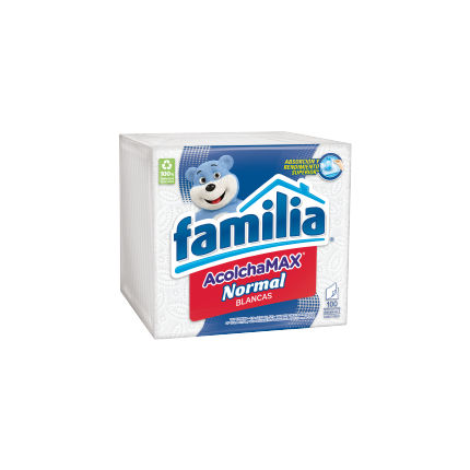 Servilletas Acolchamax Normal Blancas - Familia®