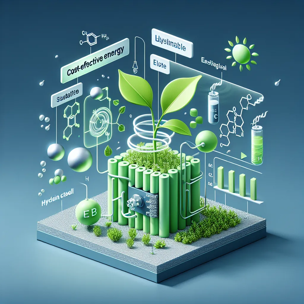 Innovative Hydrogen Fuel Cell Breakthrough Substituting Platinum with