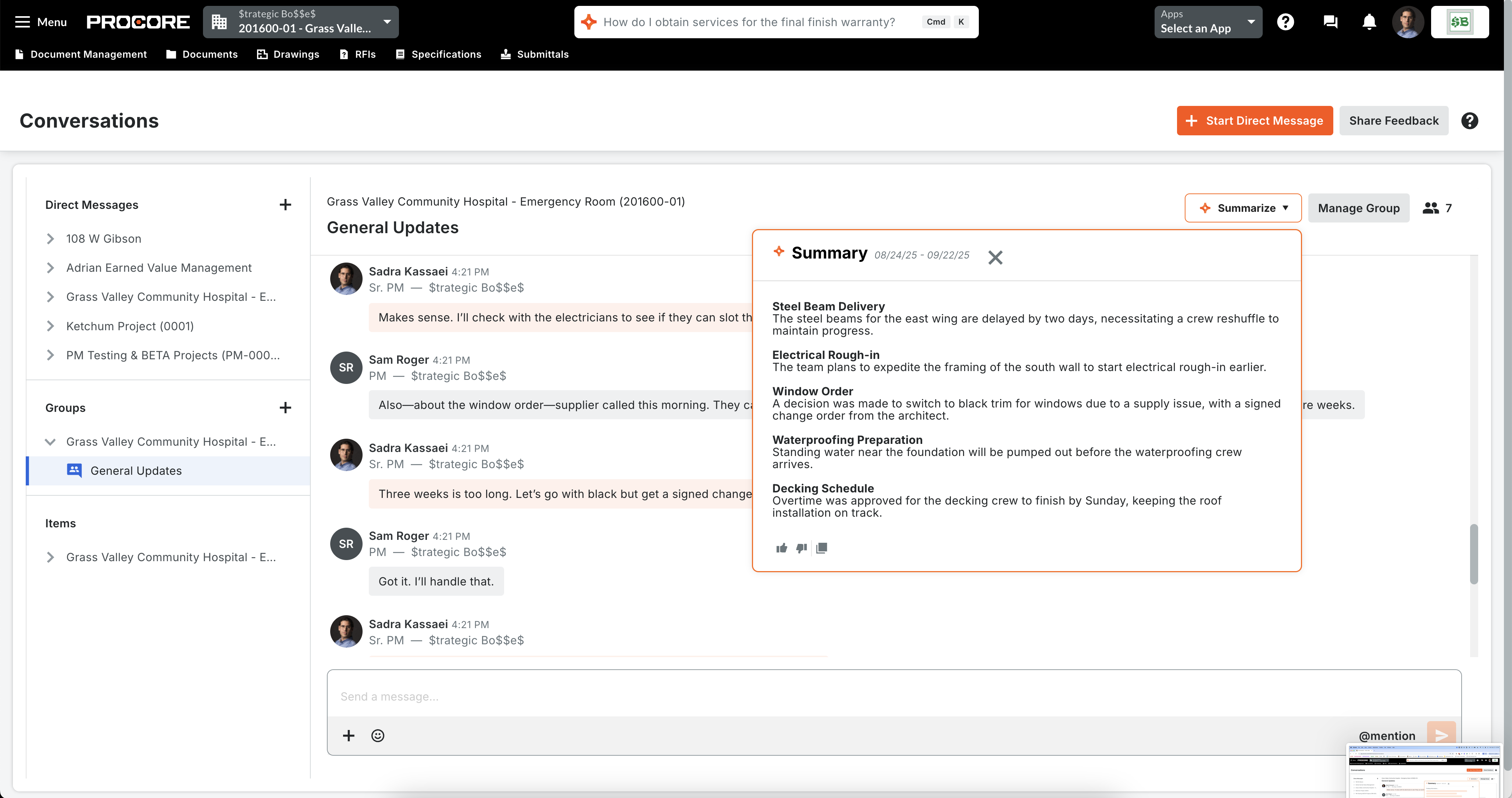Instantly Summarize Conversations