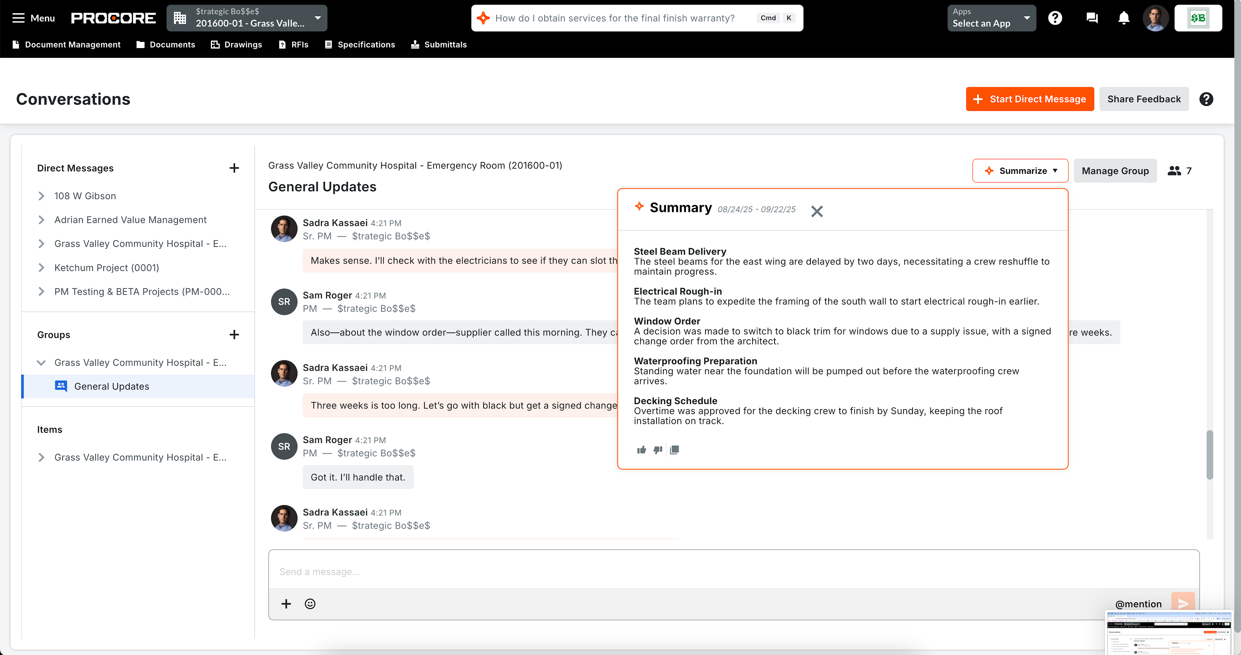 Instantly Summarize Conversations