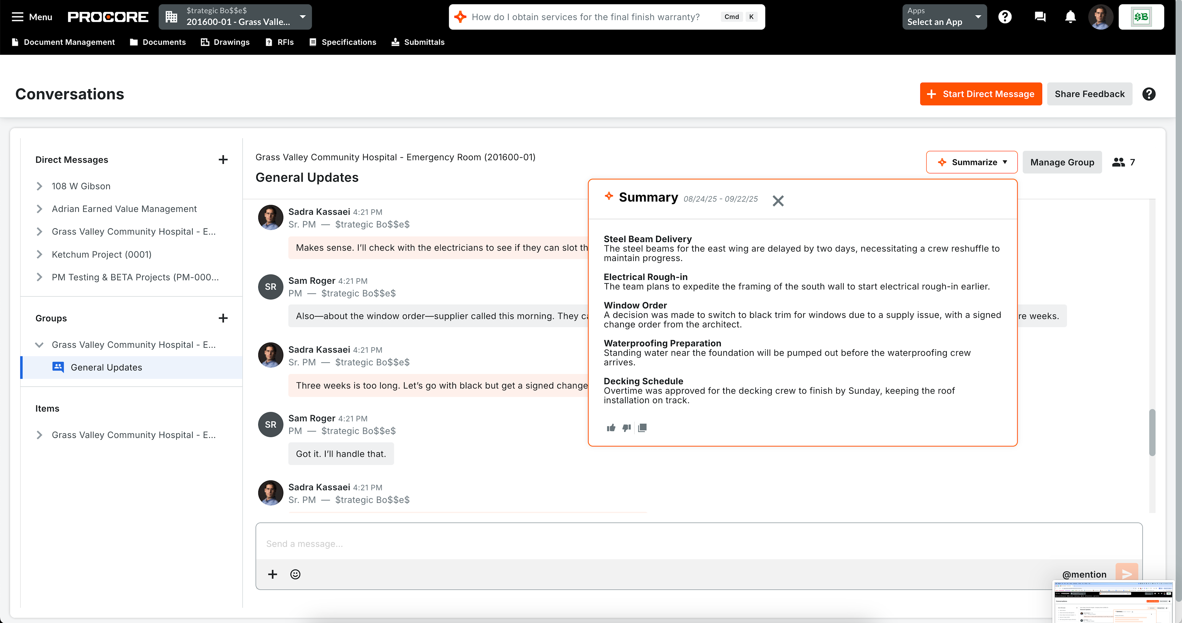 Instantly Summarize Conversations