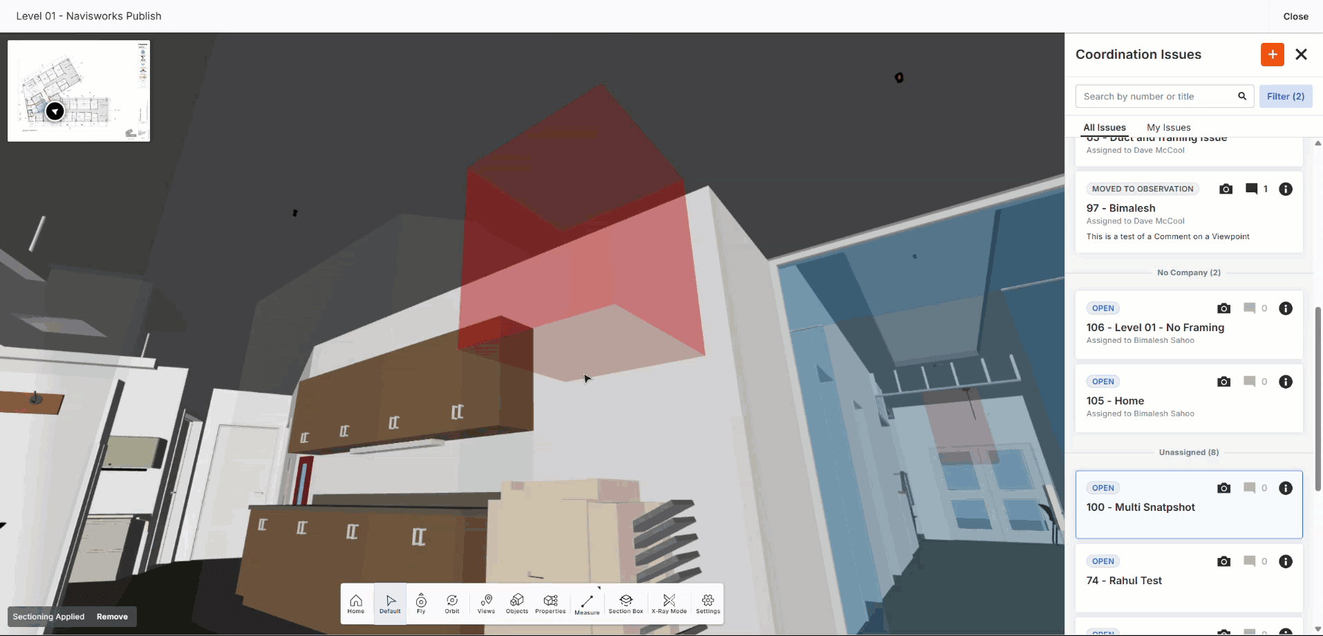 BIM Coordination Issues Hiver Feature