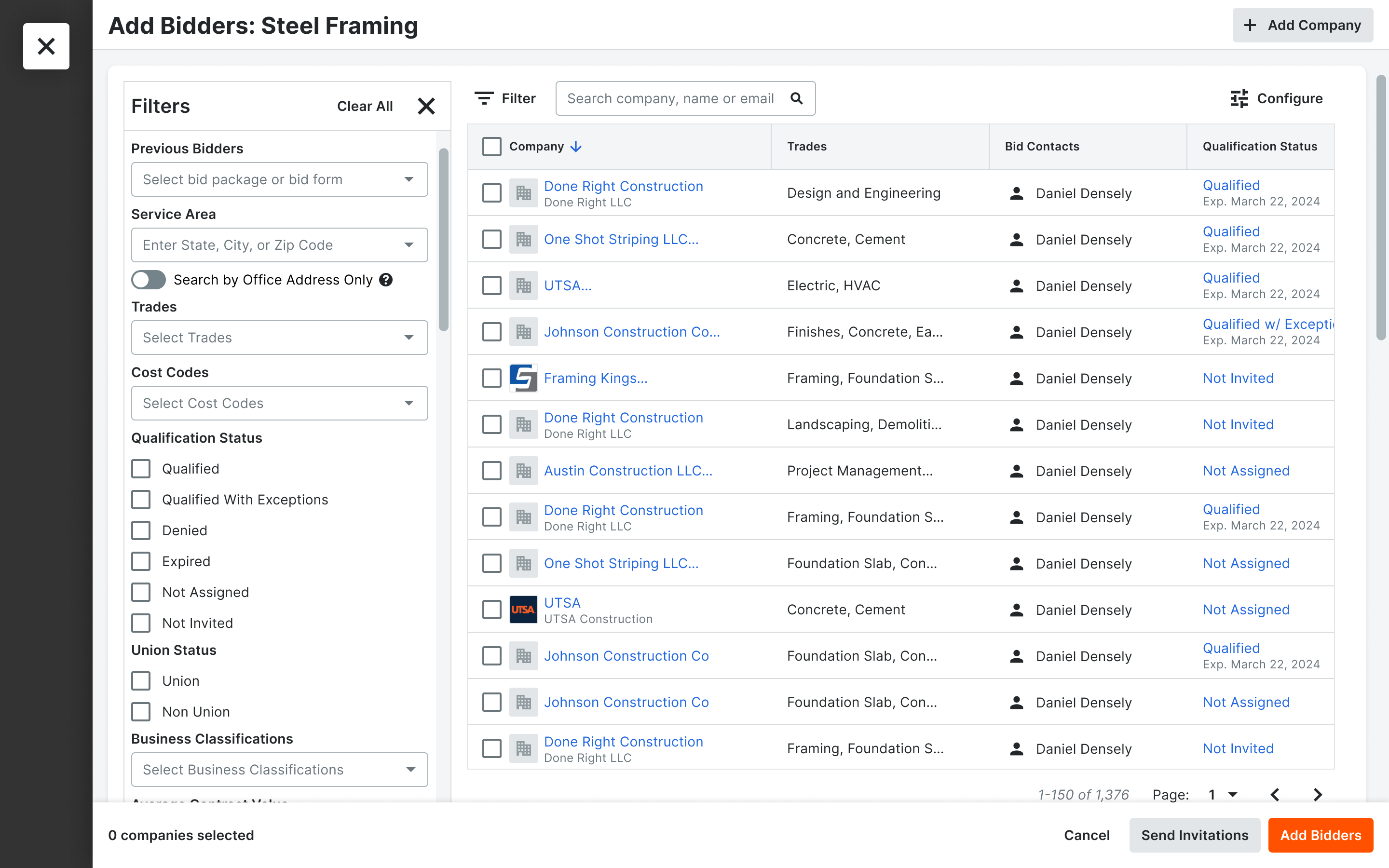 Office Address search