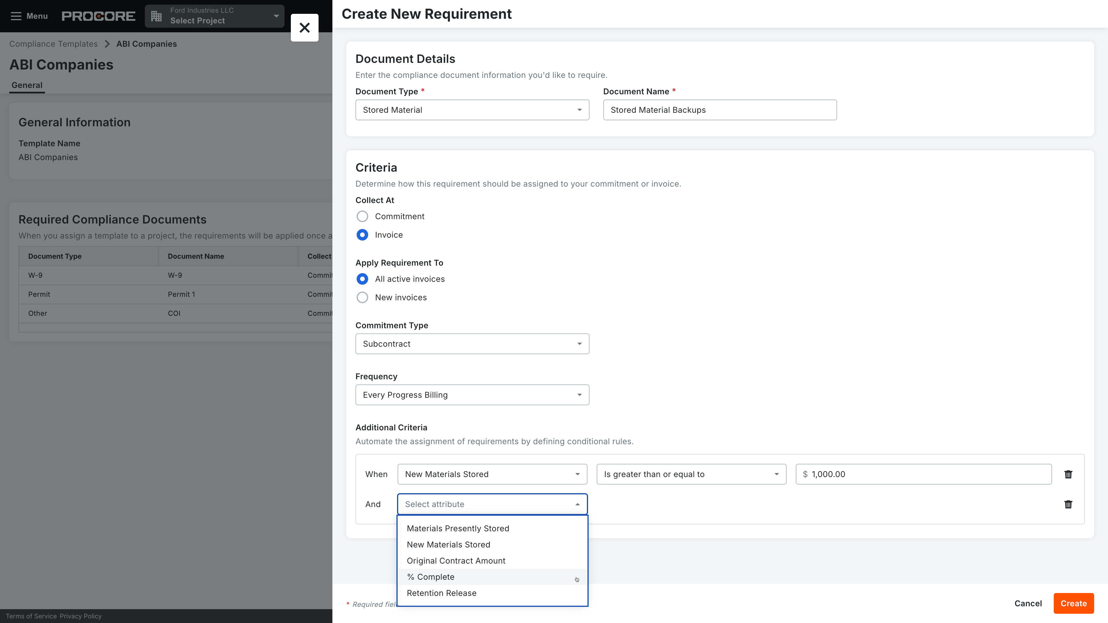 Pay Conditional Compliance