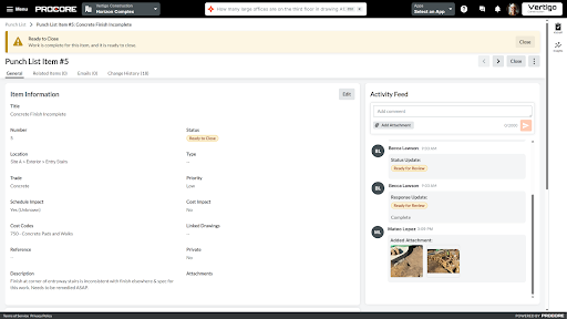 modernized punchlist