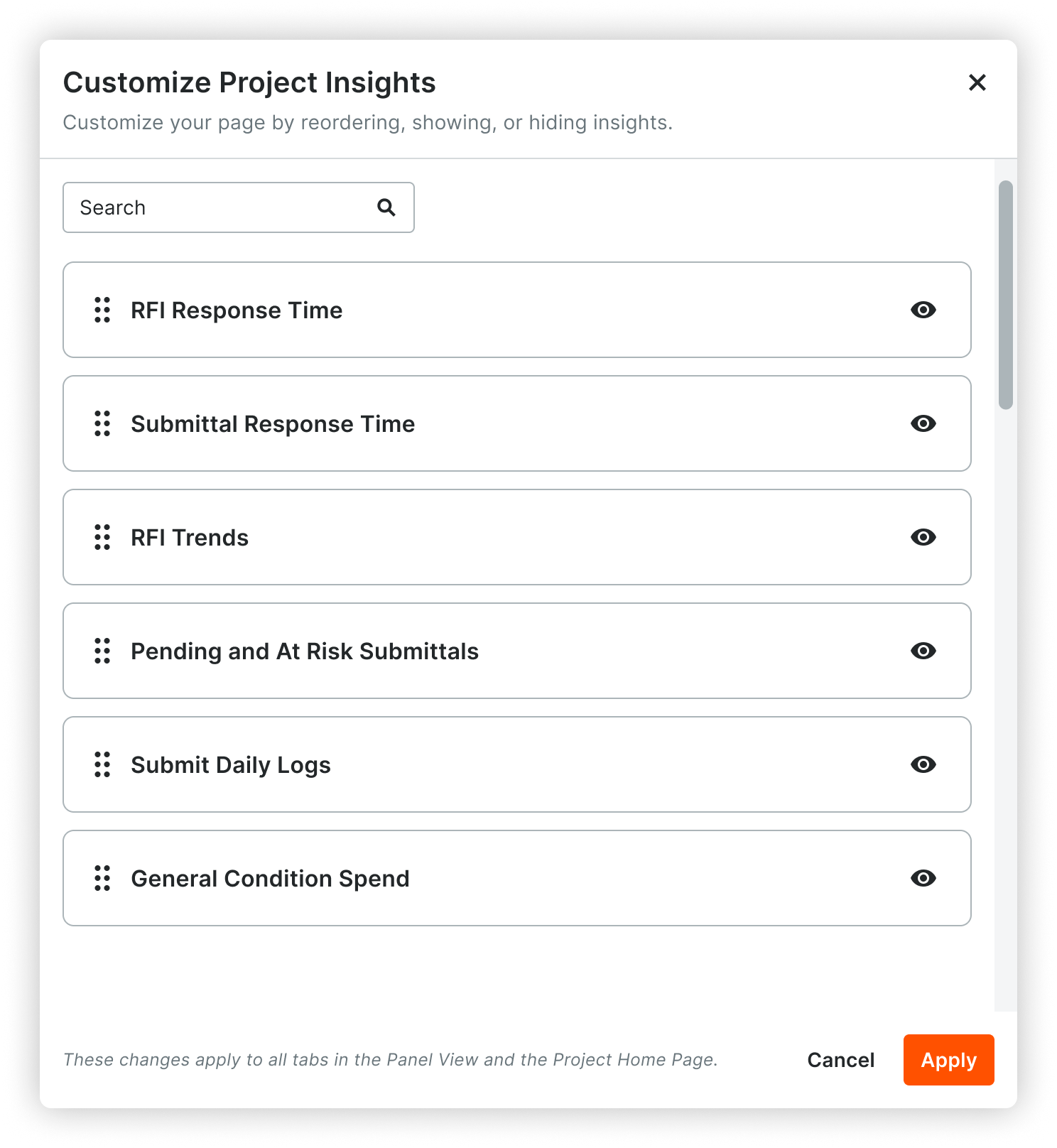 Customize Insights