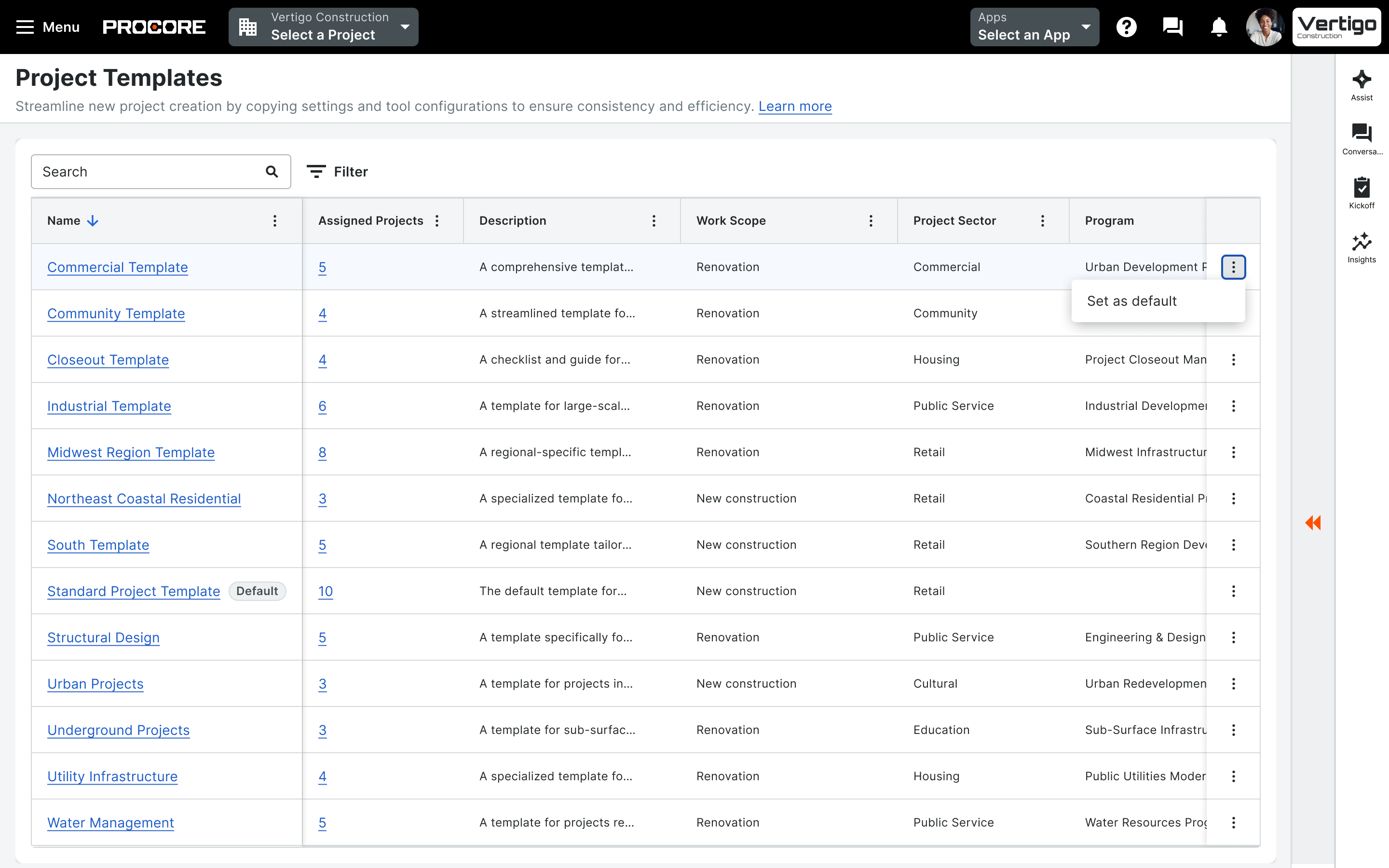 Project Templates