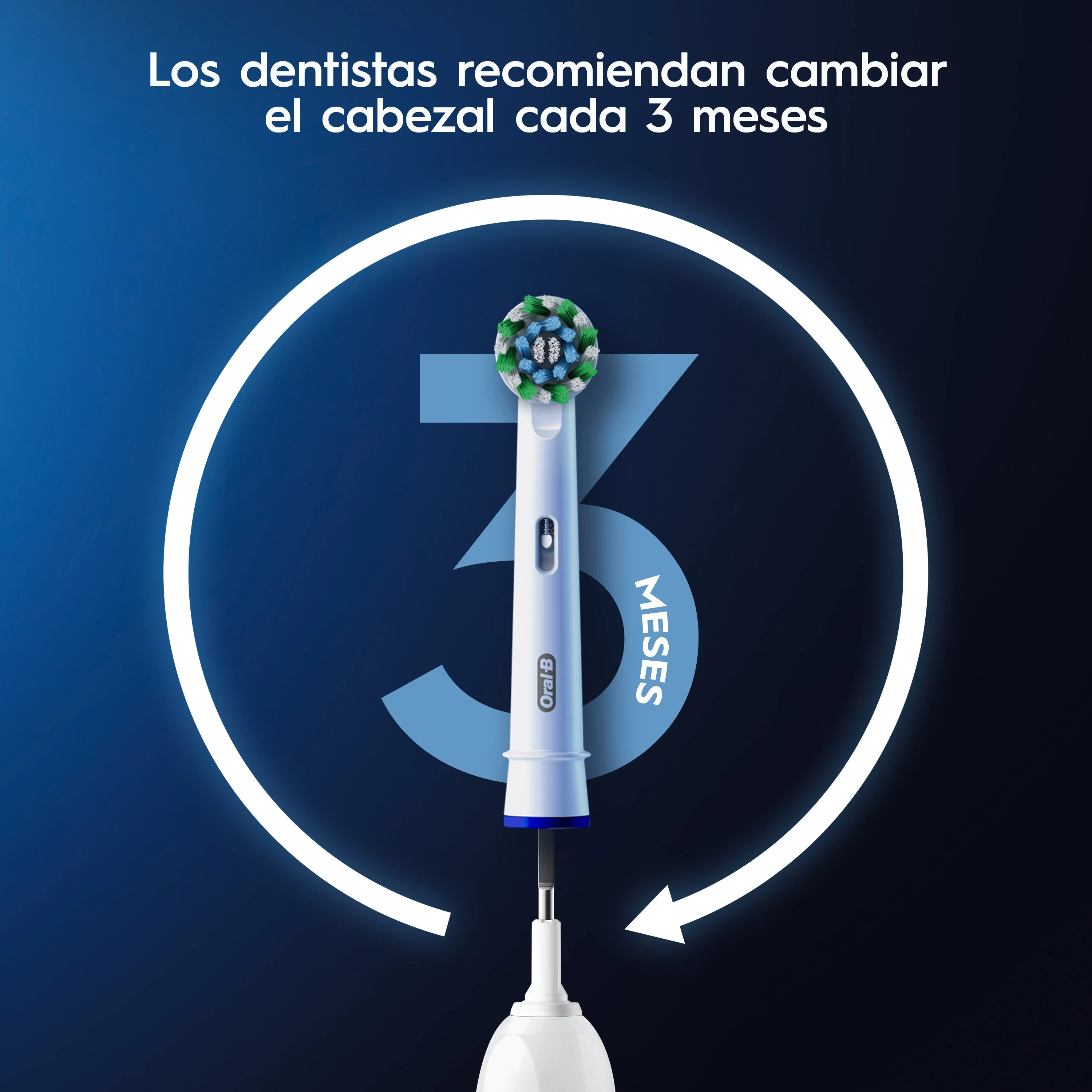 Cabezales de repuesto compatibles con OralB Braun, mejor limpieza doble,  paquete de 4 cabezales de repuesto para cepillo de dientes eléctrico Oral B