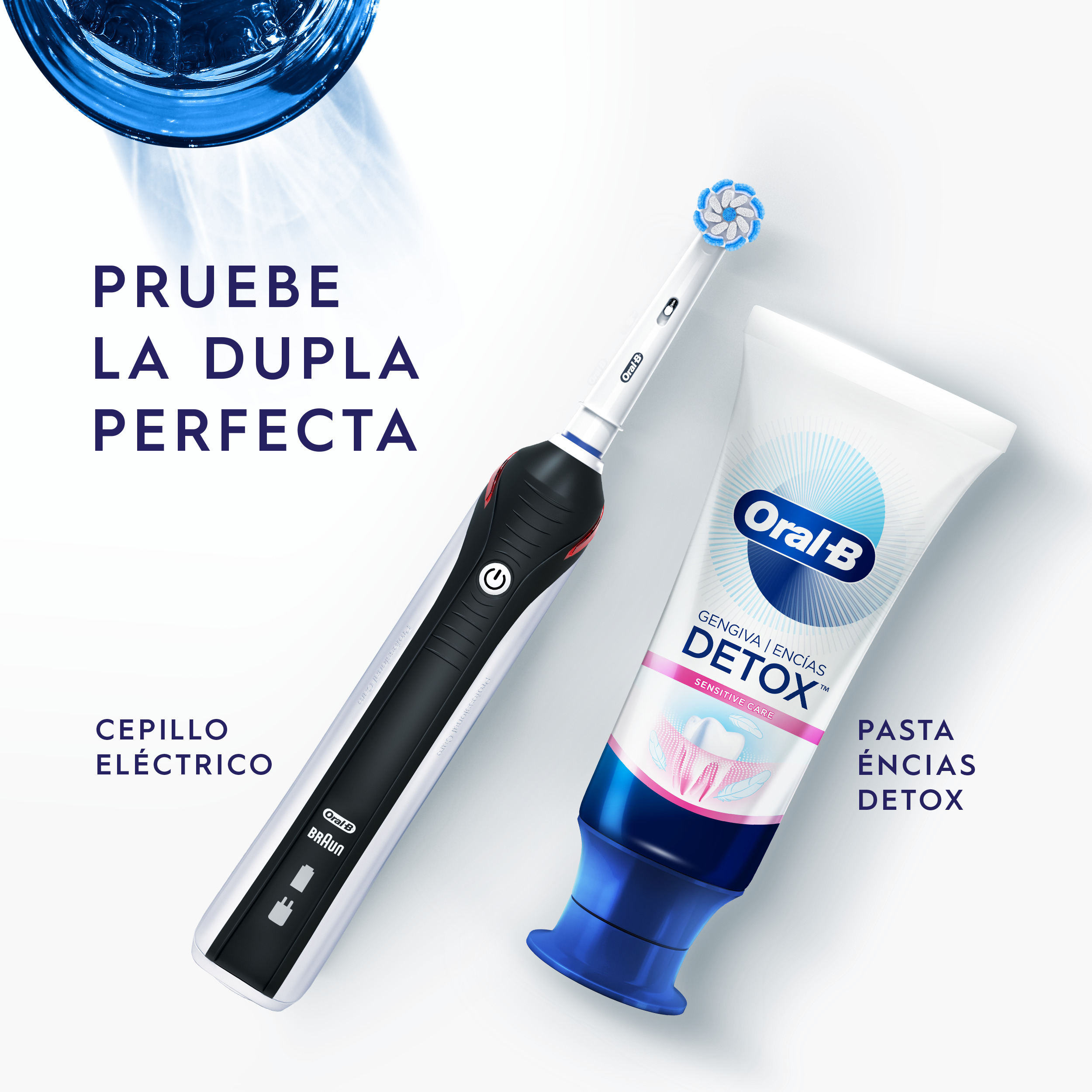 Cepillo electrico oral fashion b encias sensibles