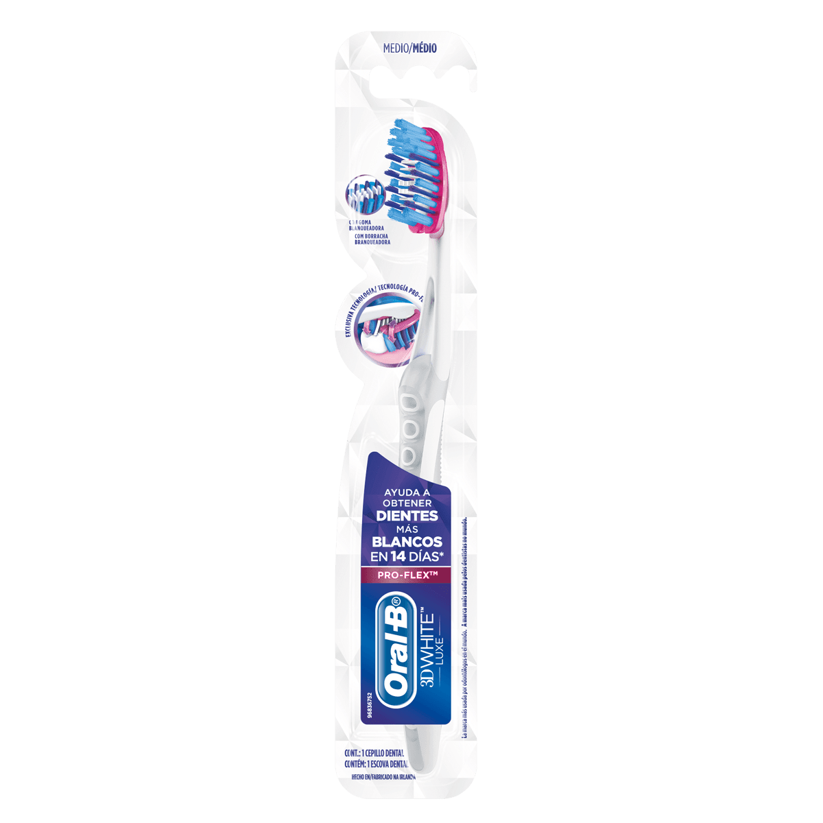 Recambio de cepillo dental Pro 3D White blister 4 unidades · ORAL B ·  Supermercado El Corte Inglés El Corte Inglés