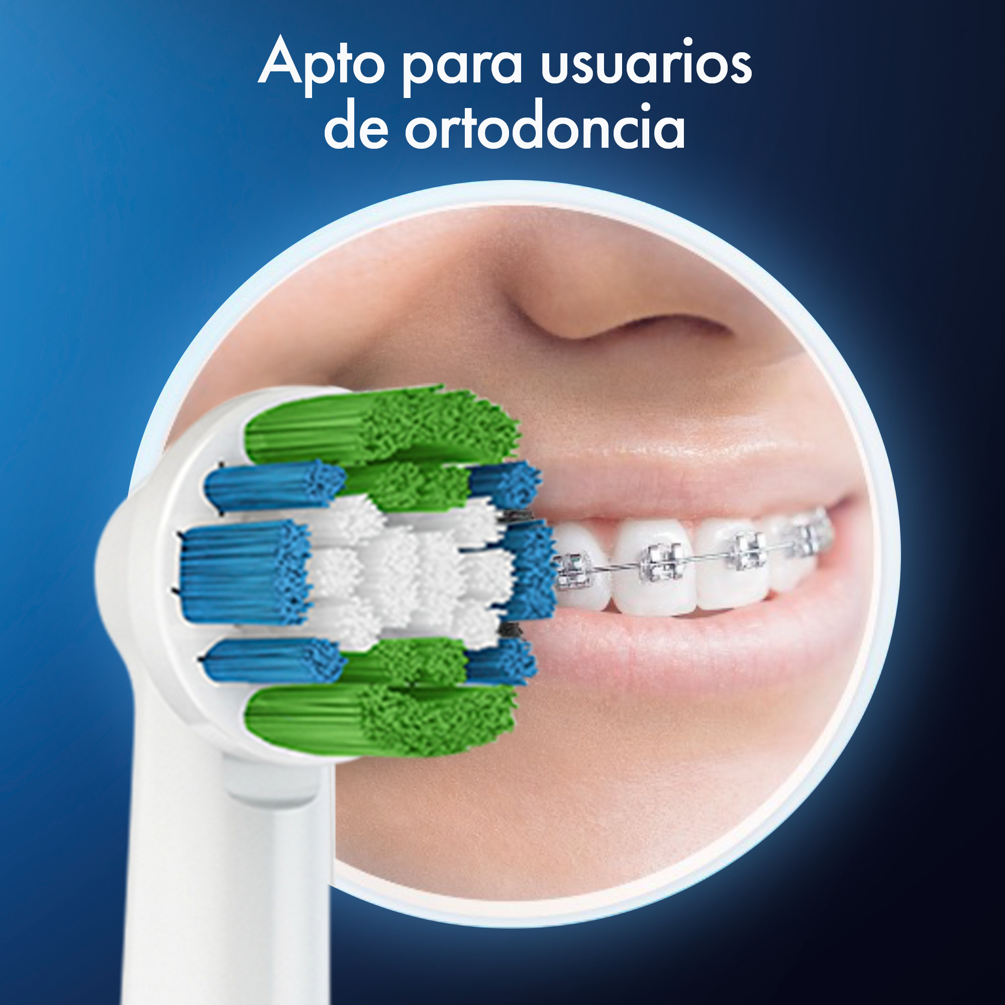 Oral B Cepillo de Dientes Eléctrico Recargable Pro 2000 + 1 Repuesto S