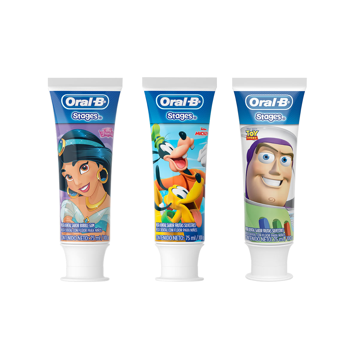 Pasta Dental Oral-B Pro Salud Stages (Toy Story, Princesas, Mickey) 