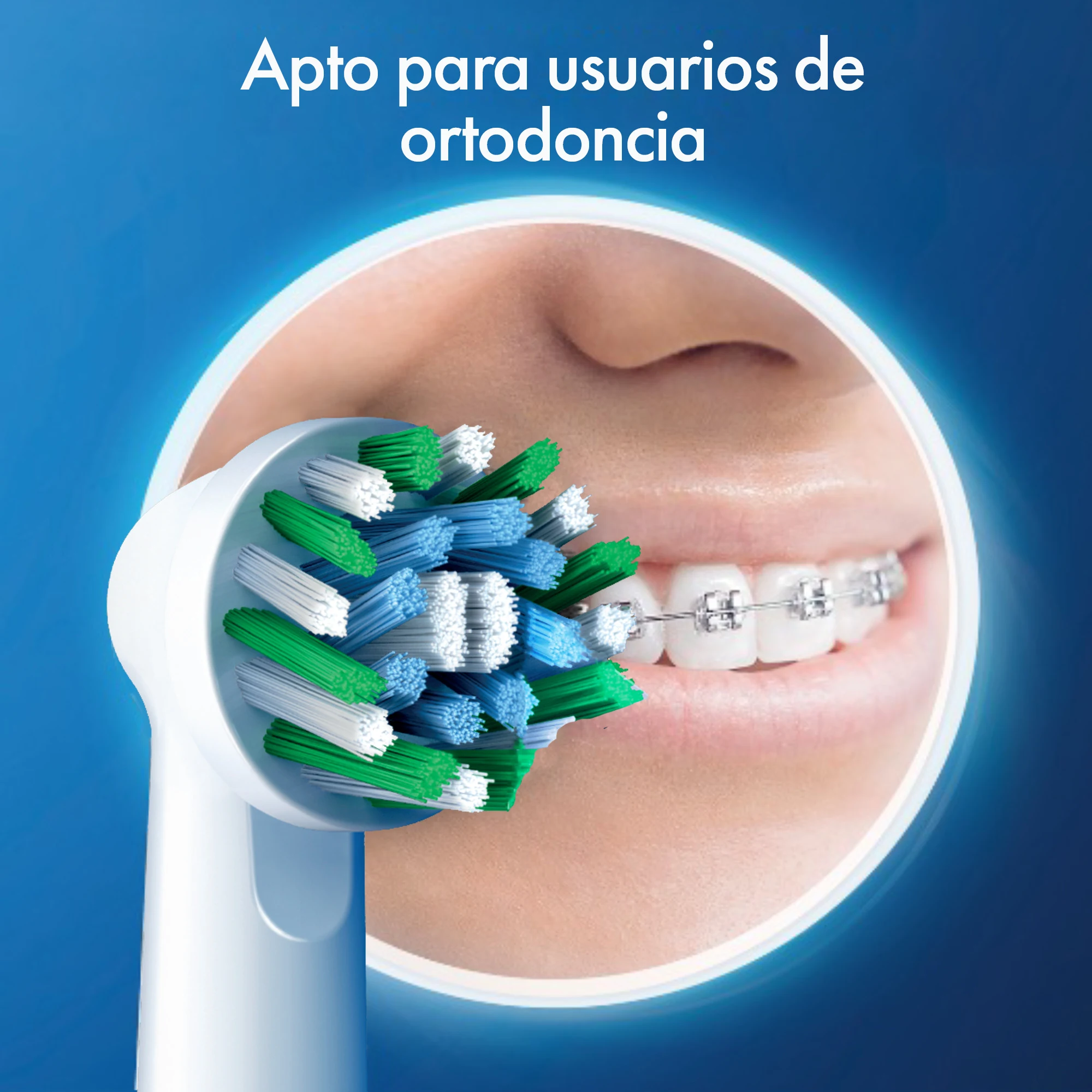 Cepillo eléctrico  Oral-B Pro Series 1, 2 Cabezales, Temporizador, 3  Modos, Tecnología 3D, Azul