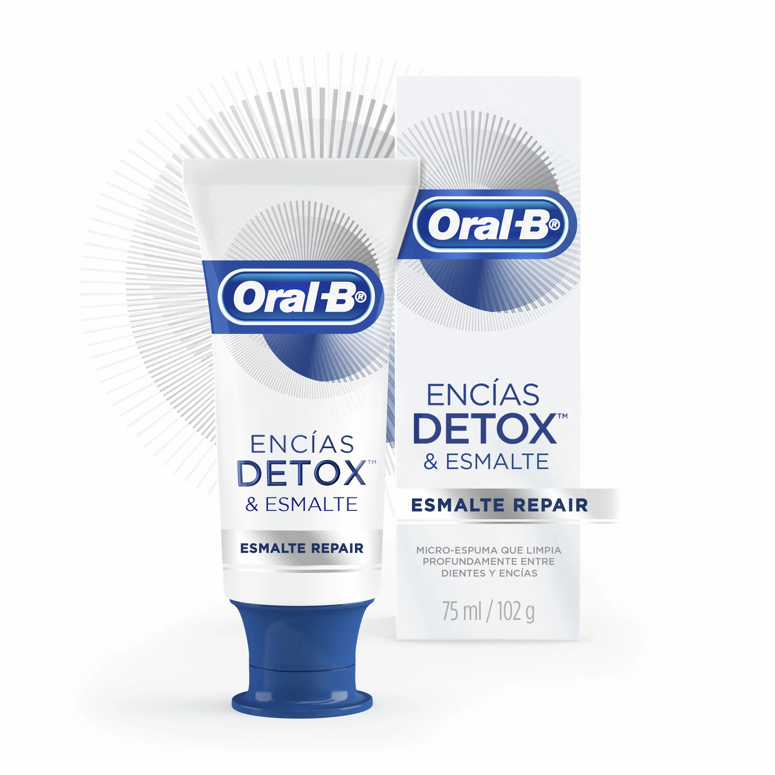 Encías Detox Esmalte Repair Pasta Dental Con Flúor 75 ml 