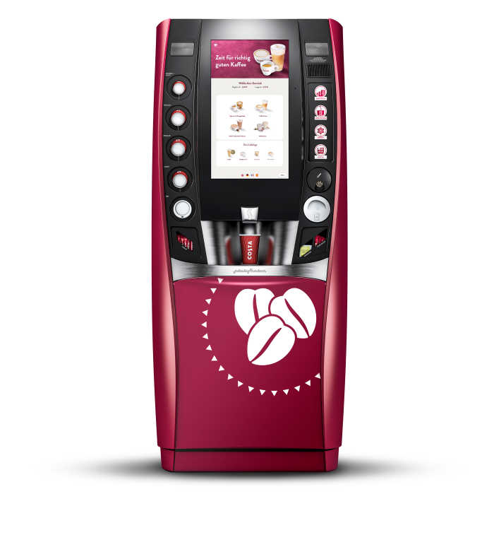 Costa Coffee Smart Café Maschine Frontansicht