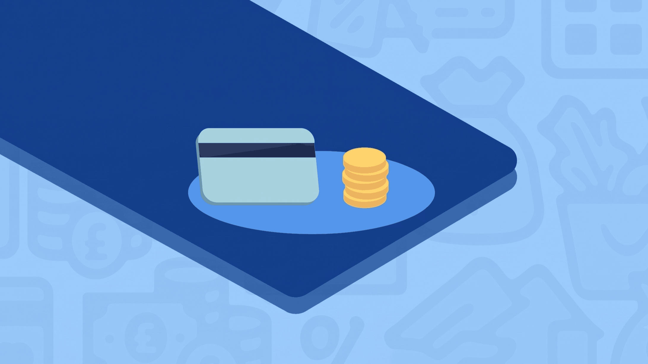 Credit card with fee