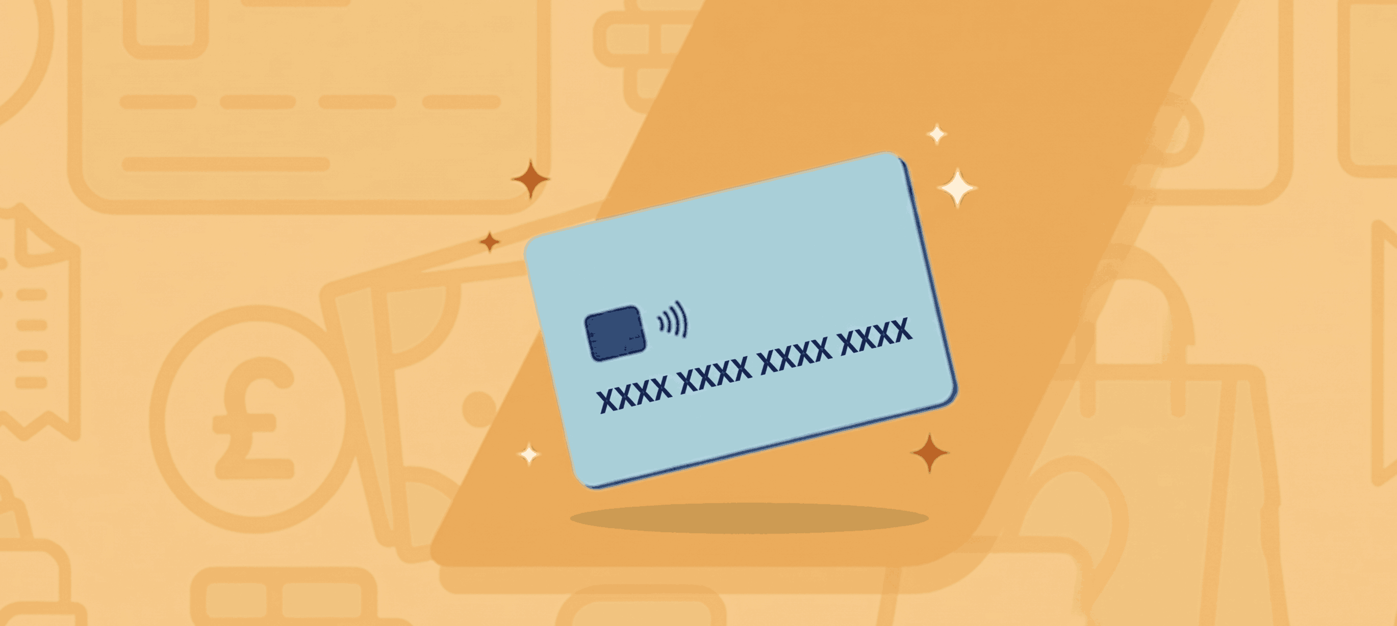 Credit card with credit card number