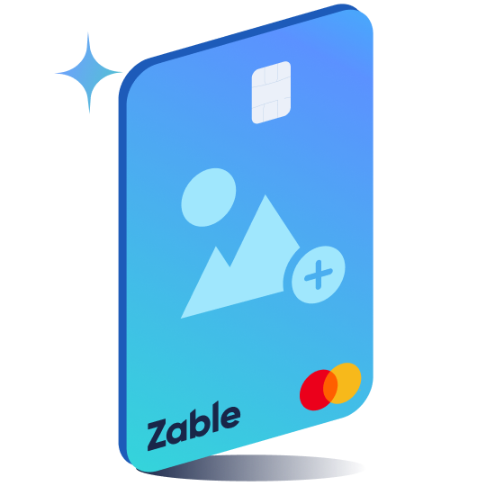 Zable custom credit card