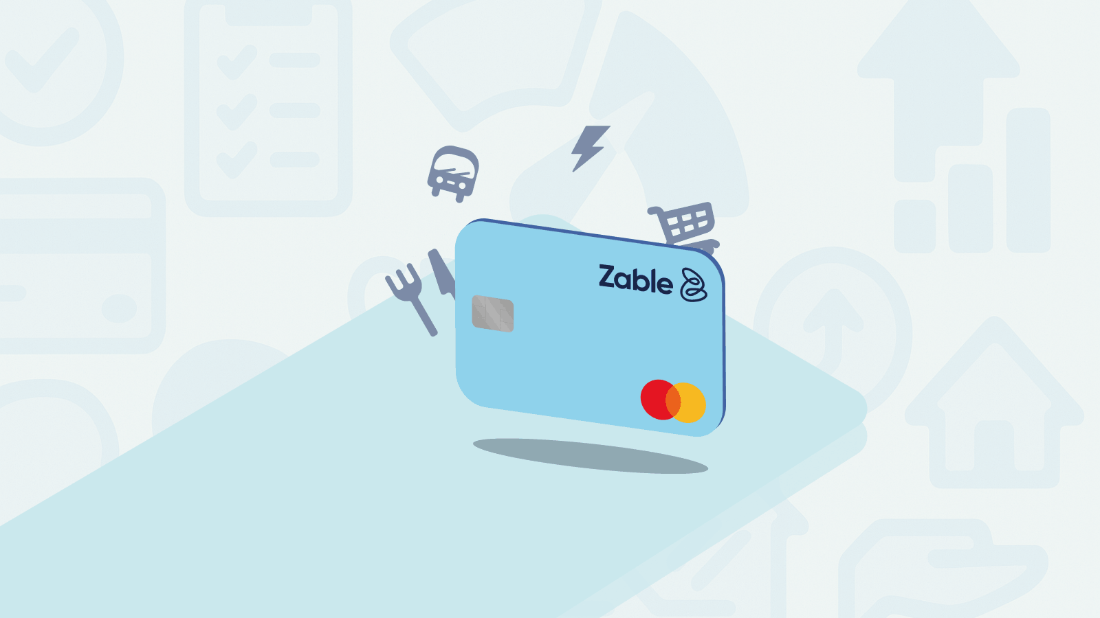 Zable credit card with typical expenses 