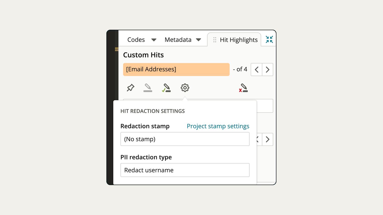 Partially Redacted Everlaw Workflow | Redact PII