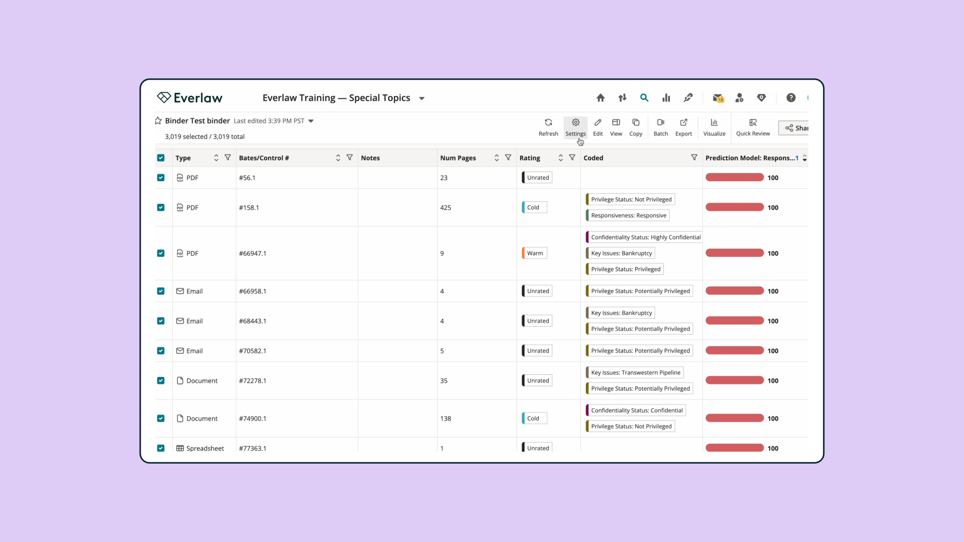Workflow Media: Search Settings