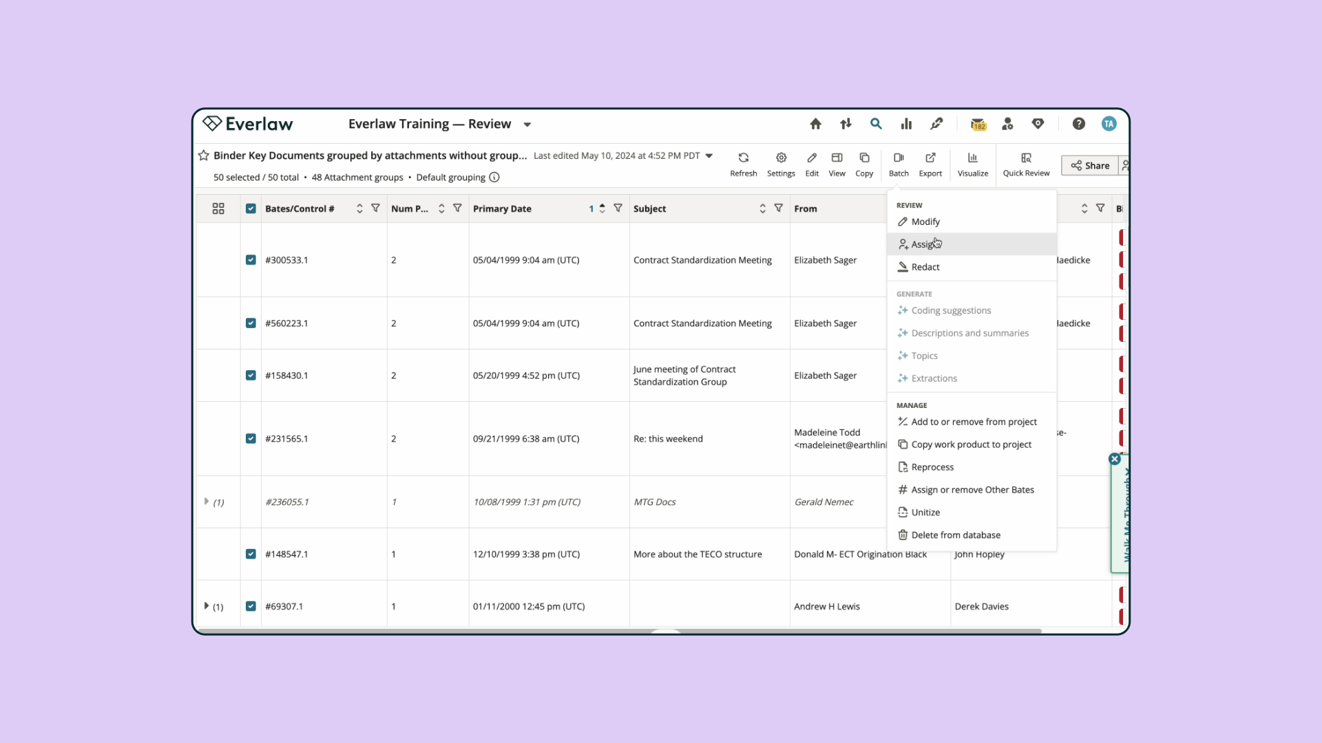 Workflow Thumbnail: Batch Assign Image