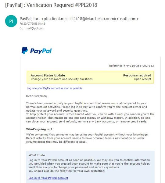 medium Paypal scam