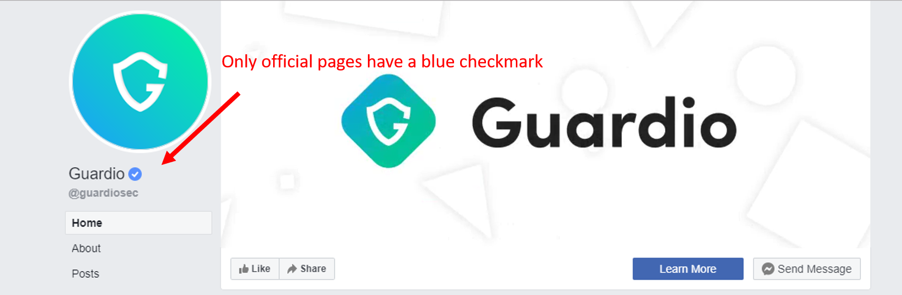 blue checkmark