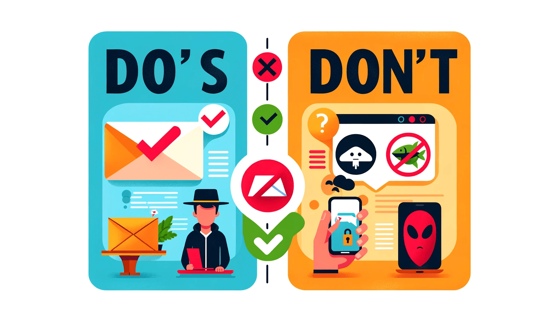 Do's and Don'ts  of SMS phishing