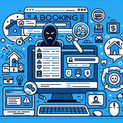 Booking scam infographic