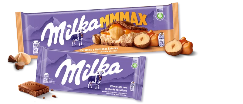 Milka Página de inicio  Milka Tabletas de chocolate