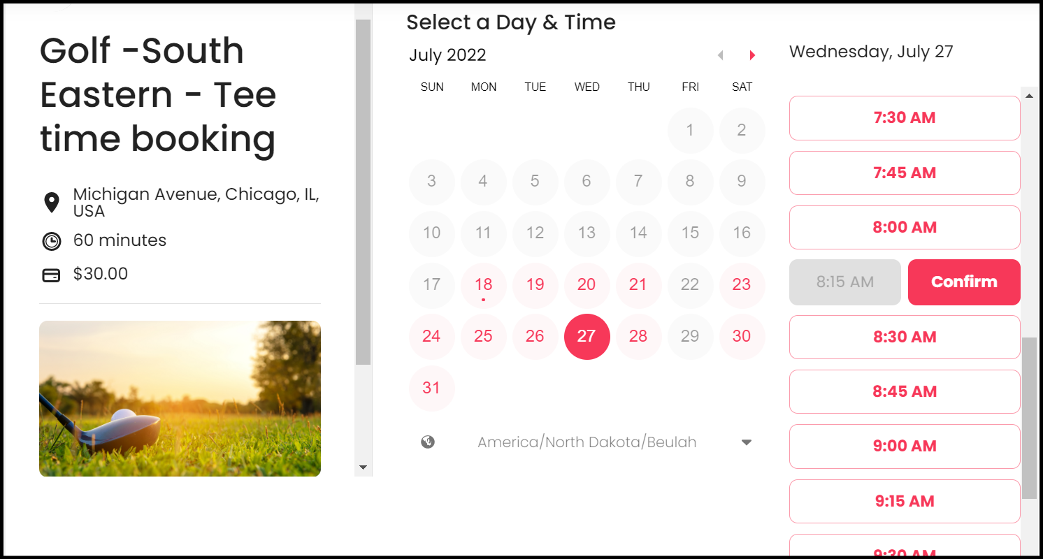 Custom Golf Mobile App & Tee Times Booking